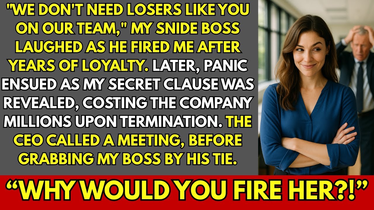 Он смеялся, увольняя меня, забыв, что в моем контракте был секретный пункт, который стоил им милл...