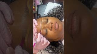 ✨Brow Wax + Tint 😁#esthetician #browtint