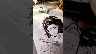 Yoriichi from demon slayer 🫣. #daily #viral #shorts #demonslayer #yoriichi #art #anime