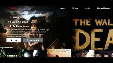 Build a Netflix clone  using React.js Tailwind Css and MUi