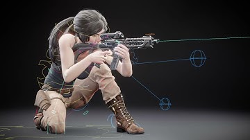 Shooting Animation test | Breakdown [ Blender 4.5 ]