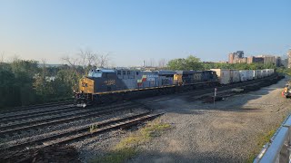 CSX Seaboard System heritage locomotive 1982 leads I032 train northbound