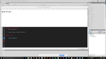 Installing a Custom Font in Dreamweaver CC and older versions