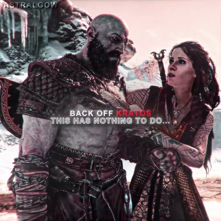 Kratos tries to warn Baldur [4K]┃God of War #shorts