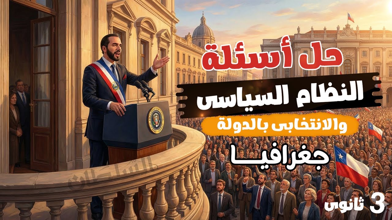 النظام السياسى والانتخابى بالدولة | جغرافيا تالتة ثانوى