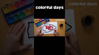 KANSAS CITY CHIEFS logo painting