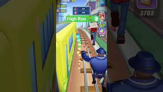 High Run 🔥😍 Subway Surfers  No floor challange  So Addictive #shorts #subwaysurfer #gaming