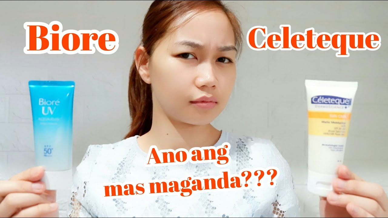 BEST FACIAL SUNSCREEN FOR YOUR SKIN TYPE (CELETEQUE VS BIORE