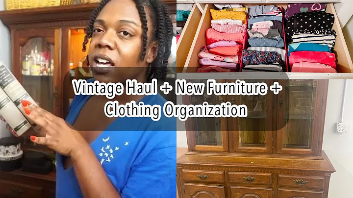 vlog003 Antique Haul, Fall Clothes Switch Out, New...