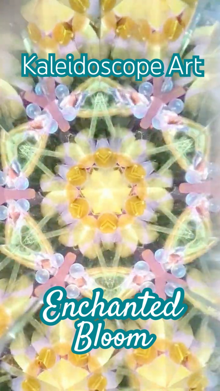 万華鏡 宇宙花 Enchanted Bloom 🪄魔法の花】 #Physical Kaleidoscope
