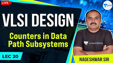 Counters in Data Path Sub-systems | L - 20 | VLSI Design | GATE/ESE 2021 Exams