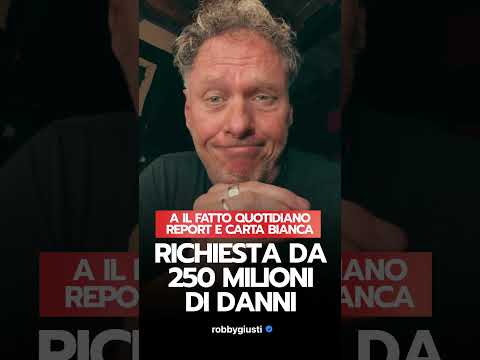 Video Robby Giusti - 250 MILIONI CHIESTI A FATTO, CARTABIANCA E REPORT: il Caso Minetti si ribalta !
