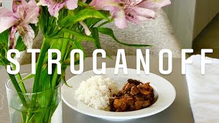 Beef STROGANOFF low calories / rice stroganoff 🥩✔️