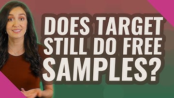 Does target still do free samples?