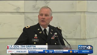 Celebrating Lt. Gov. Tim Griffin's promotion to Colonel