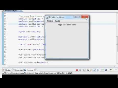 Tutorial Java 56 Menu