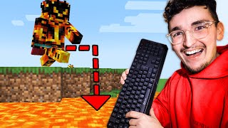 I Used a WIRELESS Keyboard to Fool My Friend in Minecraft