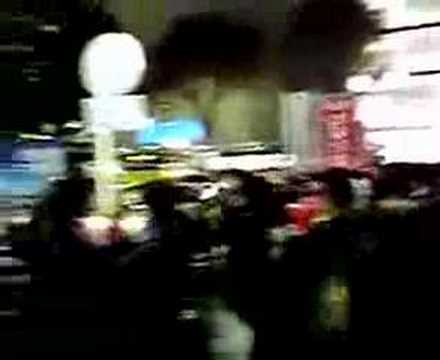 The aftermath of the football game （浦和レッズ優勝）