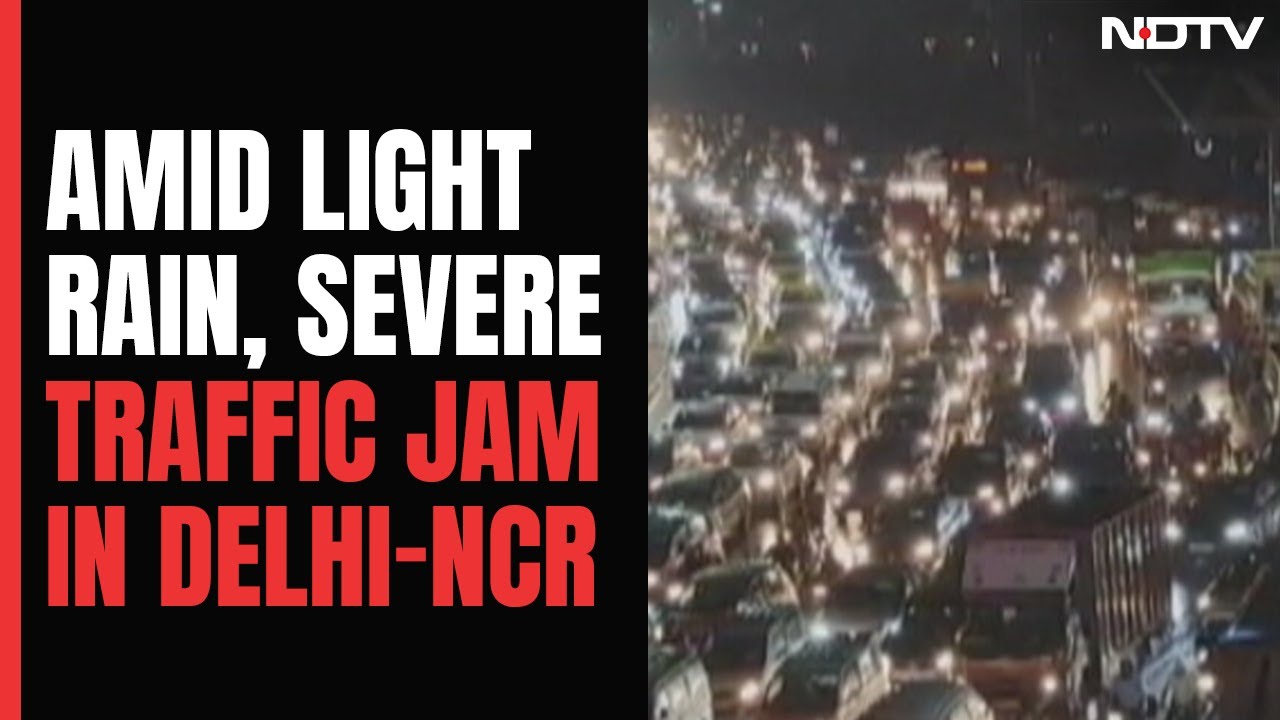 Hundreds Of Cars Stuck In 3-km Long Jam Near Delhi-Noida Border