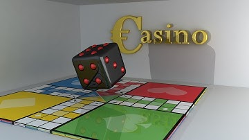 Maxon Cinema 4D Tutorial - Modeling dice and glossy text (using V-ray)