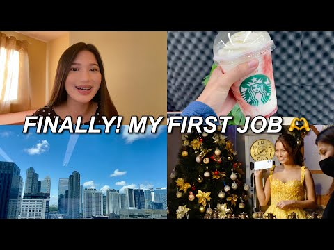 FINALLY GOT MY FIRST JOB! Come to work with me in BGC 🌆