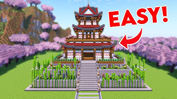 Minecraft: How To Build A Japanese House - Tutorial