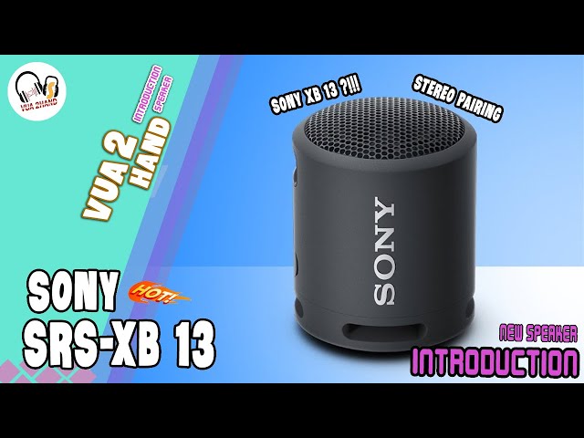 [INTRODUCTION] Sony SRS-XB13 ALL NEW  ?! Loa mini sony 2021 ?!