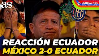 La REACCIÓN de ECUADOR a la ELIMINACIÓN contra MÉXICO: DECEPCIÓN ENORME