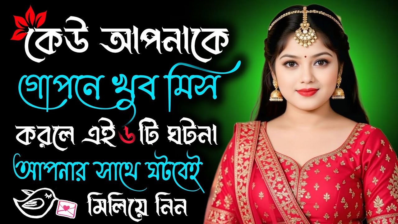 💘কেউ আপনাকে গোপনে খুব মিস করলে এই ৬টি ঘটনা আপনার সাথে ঘটবেই | Secretly Missing You Signs