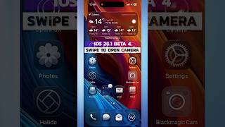 Lock Screen - Swipe To Open Camera: iOS 26.1 Beta 4