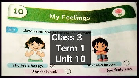 My Feelings 3rd English Malar Workbook Term1 Unit 10  @illanthendral7