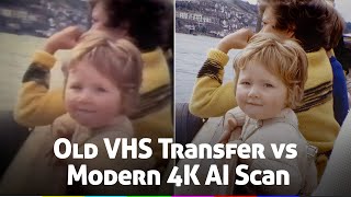 Why Scanning the Original 8mm Cine Film Matters | VHS Transfer vs AI Restoration