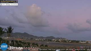 ✈️ LIVE July 16 | Maho Beach Plane Spotting | SXM Airport St. Maarten (with ATC) screenshot 1