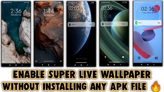 Enable Super live Wallpaper In MIUI 12 without installing Apk File | Earth Super Live Wallpaper screenshot 2