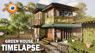 Green House - Blender 4.1 Timelapse