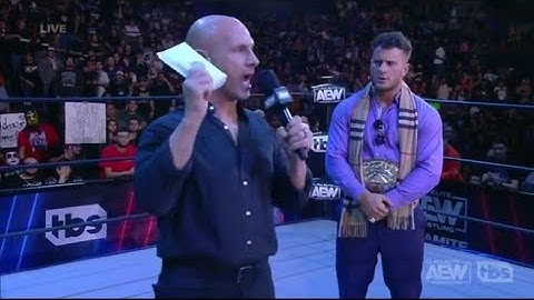 AEW Dynamite 2/15/2023 - Christopher Daniels Exposes MJF For Paying Him To "Bury" Bryan Danielson!