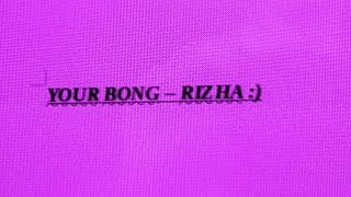 Video thumbnail of "Rizha - Your Bong (Official Video)"