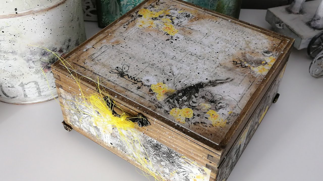 Herbaciarka tutorial. Najprostsze pudełko do zrobienia.