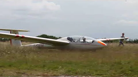 Schleicher ASK 21 sailplane/glider winch launch accident