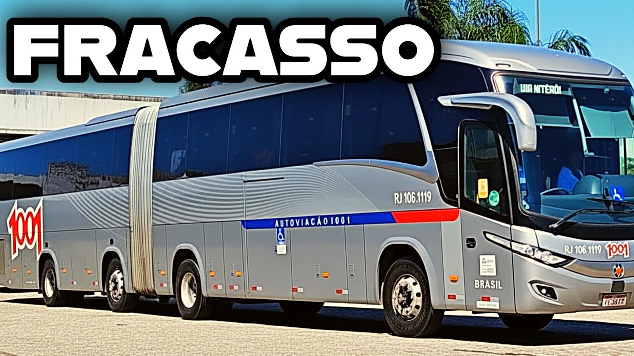 POR QUE OS ÔNIBUS RODOVIÁRIOS ARTICULADOS NÃO DERAM CERTO NO BRASIL? 🚍❌🇧🇷