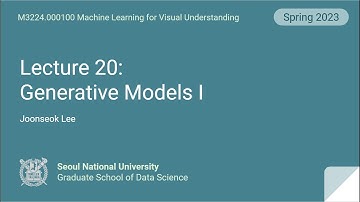 [컴퓨터비전] Lecture 20. Generative Models I (PixelRNN/CNN, VAE)