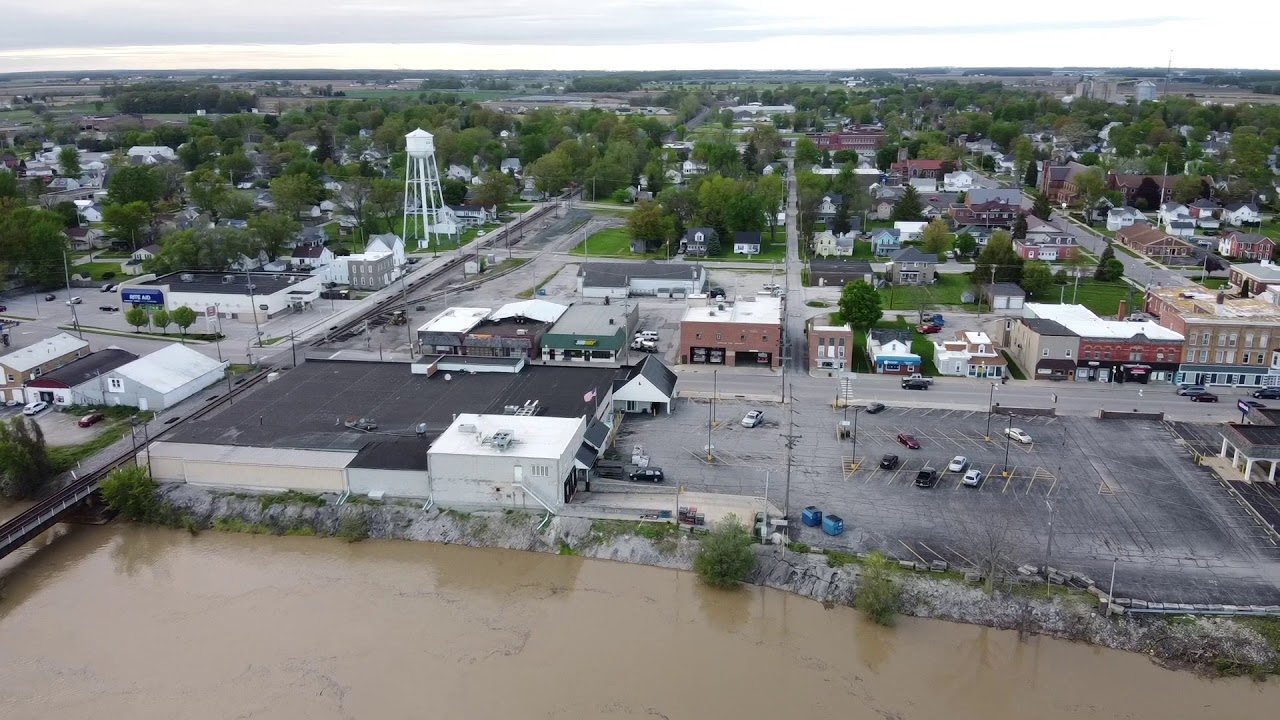 Portage River High Water aerial, Oak Harbor May 20, 2020 YouTube