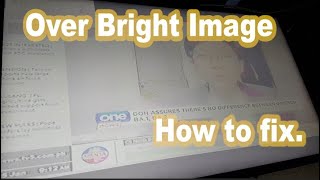 Over Bright Image How To Fix 