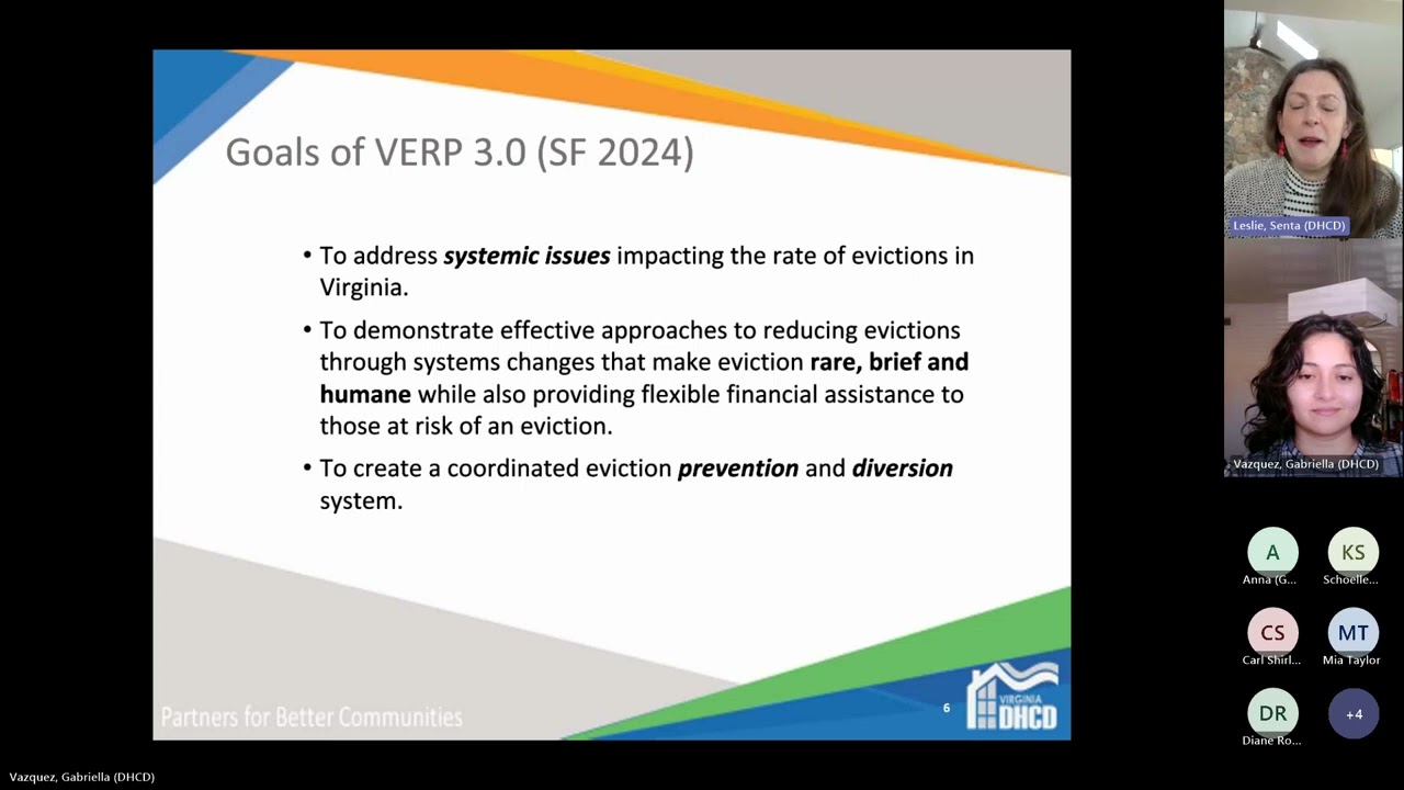VERP 2024 Supplemental Funding Webinar - Afternoon Session