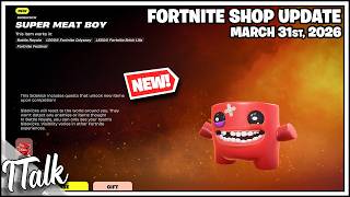 Fortnite Shop New Super Meat Boy March 31St, 2026 Fortnite Chapter 7