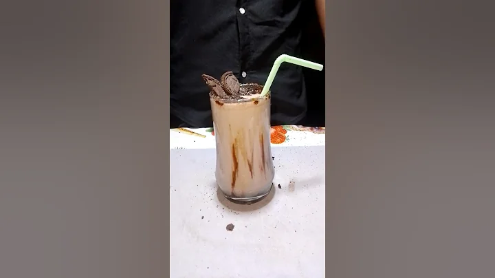 Oreo Milkshake Asmr cooking #shorts #food #asmr #asmrvideo #asmrfood #milkshake #recipe #shortvideo