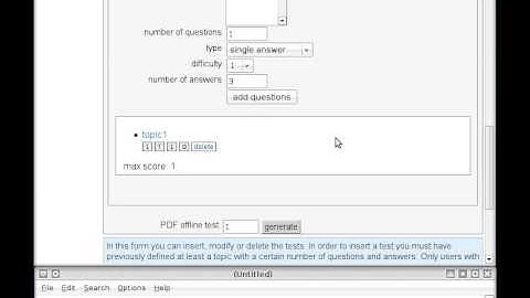 tcexam::free answer I