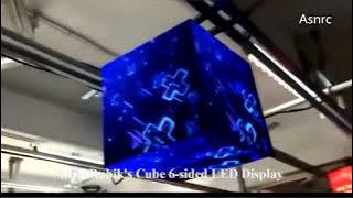LED Rubik's Cube 6-sided LED Display