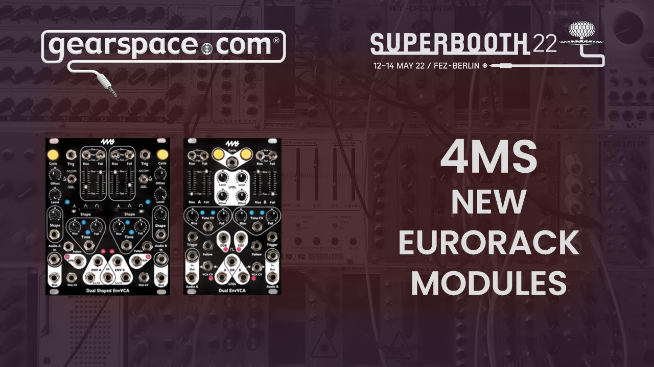 4MS New Eurorack Modules - Gearspace @ Superbooth 2022