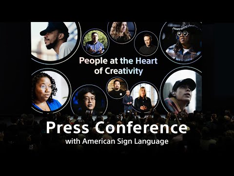 CES 2024 Press Conference (with ASL interpretation)｜Sony Official - CES 2024 Press Conference (with ASL interpretation)｜Sony Official